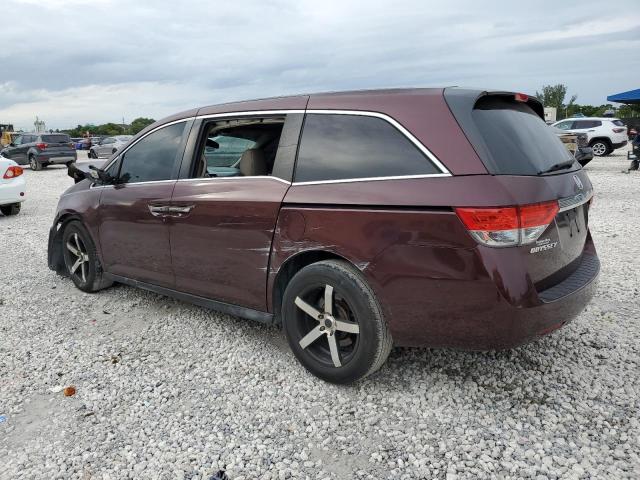 5FNRL5H66EB052231 - 2014 HONDA ODYSSEY EXL BURGUNDY photo 2