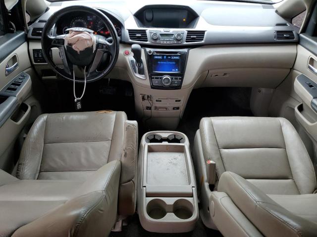 5FNRL5H66EB052231 - 2014 HONDA ODYSSEY EXL BURGUNDY photo 8