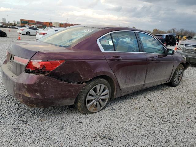 1HGCP2F78CA063209 - 2012 HONDA ACCORD EX BURGUNDY photo 3