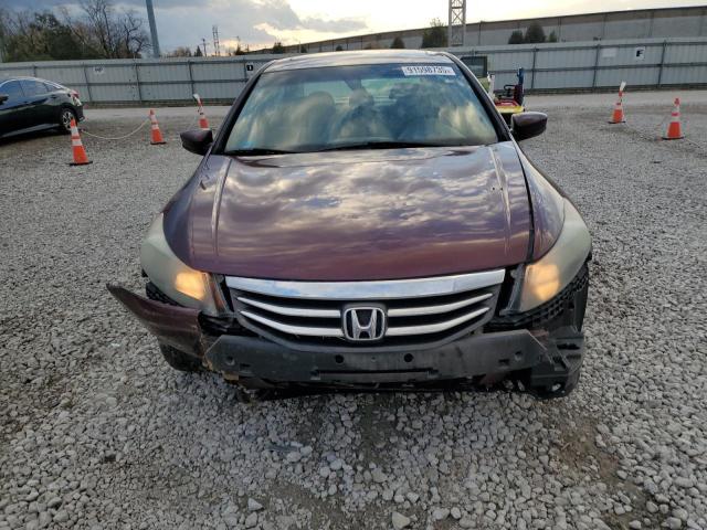 1HGCP2F78CA063209 - 2012 HONDA ACCORD EX BURGUNDY photo 5