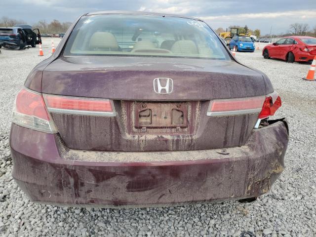 1HGCP2F78CA063209 - 2012 HONDA ACCORD EX BURGUNDY photo 6