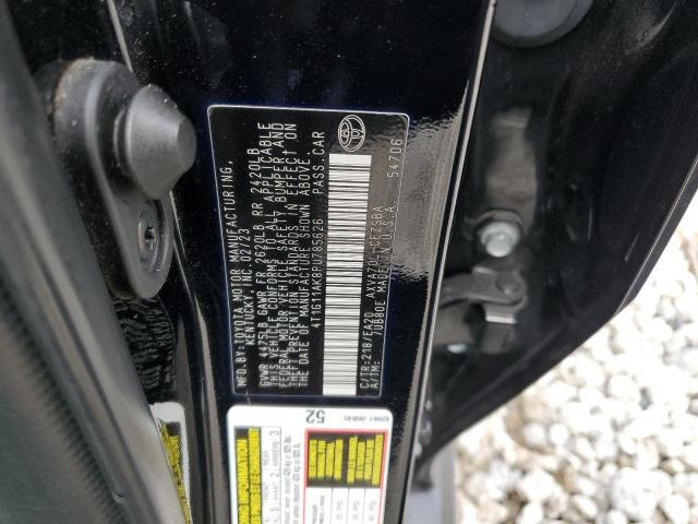 4T1G11AK8PU785626 - 2023 TOYOTA CAMRY SE NIGHT SHADE BLACK photo 12