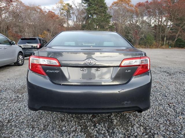 4T4BF1FKXCR250835 - 2012 TOYOTA CAMRY BASE GRAY photo 6