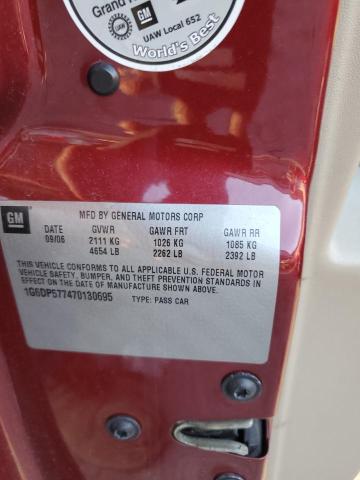 1G6DP577470130695 - 2007 CADILLAC CTS HI FEATURE V6 RED photo 12