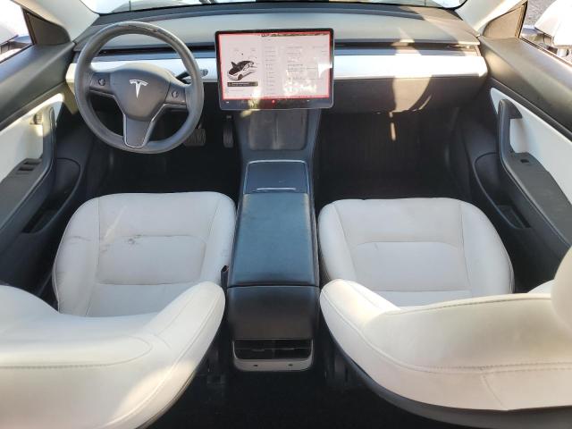 5YJ3E1EB6MF876142 - 2021 TESLA MODEL 3 Blanc photo 8