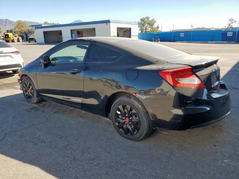 2HGFG3B52CH562225 - 2012 HONDA CIVIC LX BLACK photo 2