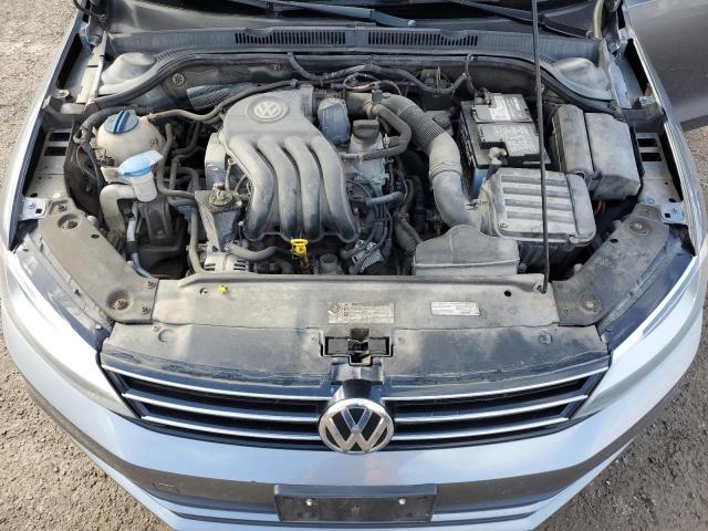 3VW2K7AJ5FM340363 - 2015 VOLKSWAGEN JETTA BASE GRAY photo 11