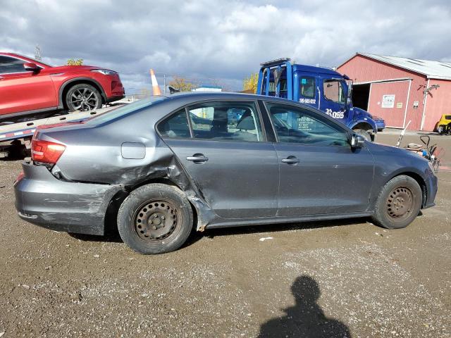 3VW2K7AJ5FM340363 - 2015 VOLKSWAGEN JETTA BASE GRAY photo 3