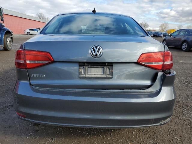 3VW2K7AJ5FM340363 - 2015 VOLKSWAGEN JETTA BASE GRAY photo 6