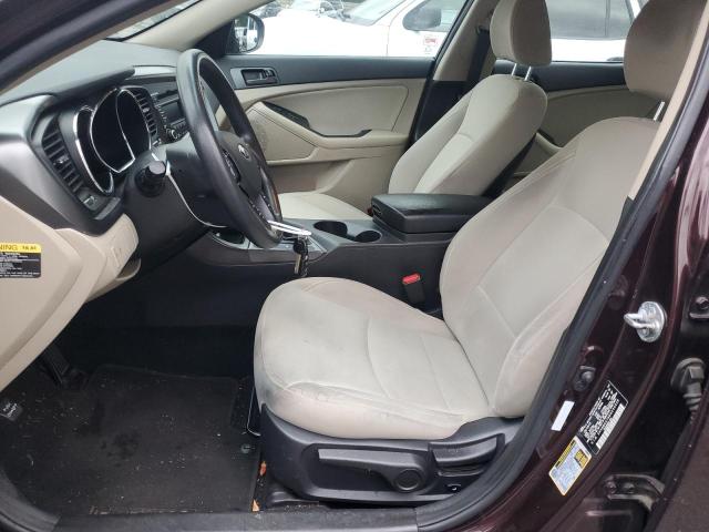5XXGM4A79DG235328 - 2013 KIA OPTIMA LX BURGUNDY photo 7