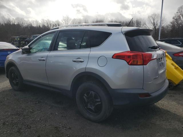 2T3BFREV3DW103964 - 2013 TOYOTA RAV4 LE SILVER photo 2