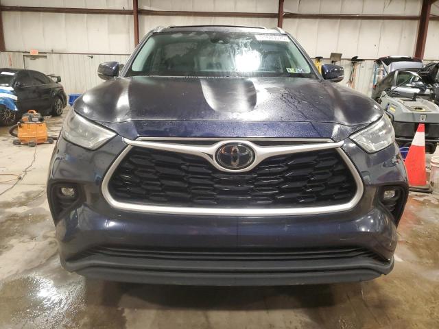 5TDHZRBHXLS050325 - 2020 TOYOTA HIGHLANDER XLE BLUE photo 5