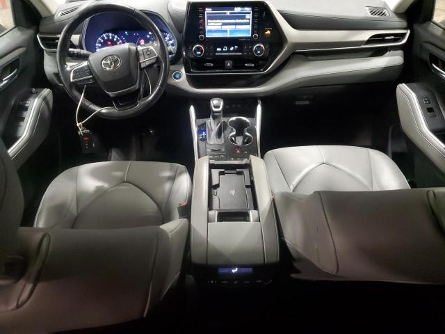 5TDHZRBHXLS050325 - 2020 TOYOTA HIGHLANDER XLE BLUE photo 8