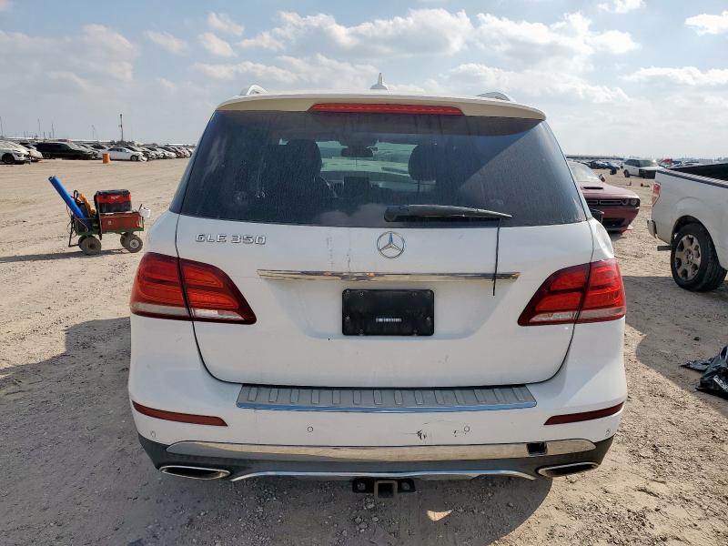 4JGDA5JB9GA784528 - 2016 MERCEDES-BENZ GLE 350 WHITE photo 6