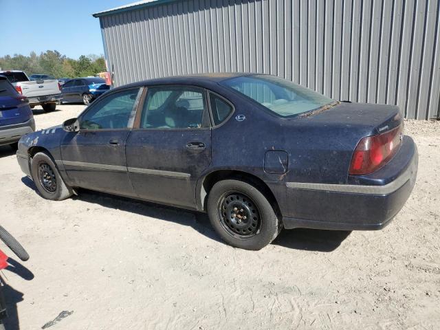 2G1WF55E429134571 - 2002 CHEVROLET IMPALA BLUE photo 2