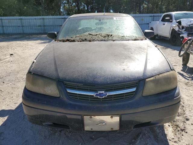 2G1WF55E429134571 - 2002 CHEVROLET IMPALA BLUE photo 5