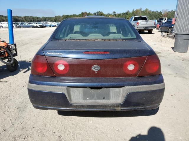 2G1WF55E429134571 - 2002 CHEVROLET IMPALA BLUE photo 6