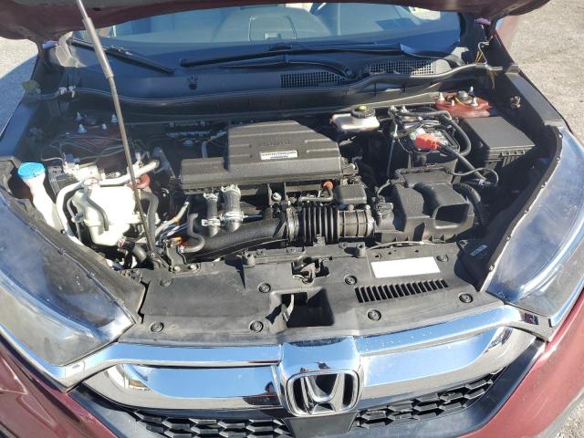 2HKRW2H57KH662858 - 2019 HONDA CR-V EX BURGUNDY photo 12