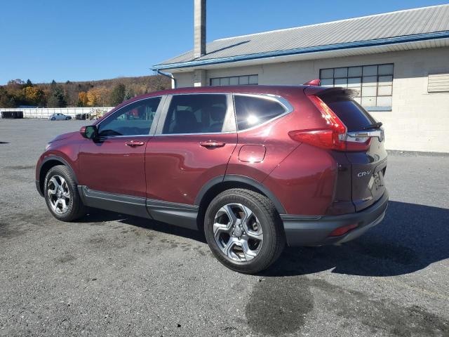 2HKRW2H57KH662858 - 2019 HONDA CR-V EX BURGUNDY photo 2