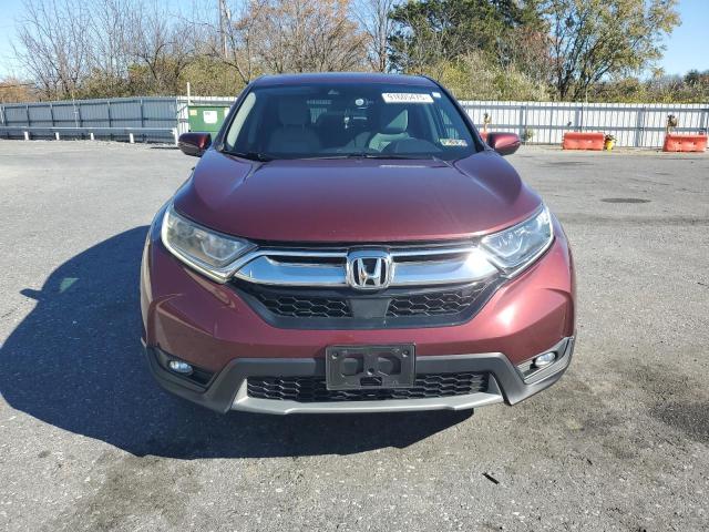 2HKRW2H57KH662858 - 2019 HONDA CR-V EX BURGUNDY photo 5