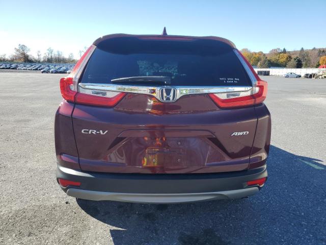 2HKRW2H57KH662858 - 2019 HONDA CR-V EX BURGUNDY photo 6
