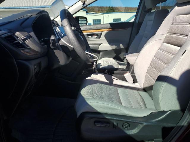 2HKRW2H57KH662858 - 2019 HONDA CR-V EX BURGUNDY photo 7