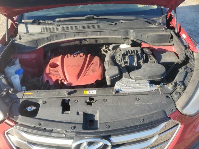 5XYZTDLB4GG329596 - 2016 HYUNDAI SANTA FE S RED photo 12