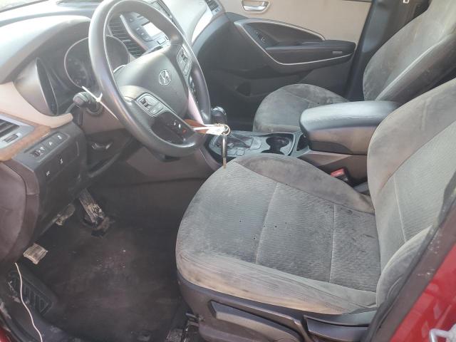 5XYZTDLB4GG329596 - 2016 HYUNDAI SANTA FE S RED photo 7