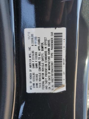 1HGCT1B70DA002997 - 2013 HONDA ACCORD EX 黑色 照片 12
