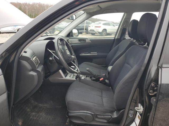 JF2SHABC7CH409845 - 2012 SUBARU FORESTER 2.5X BLACK photo 7
