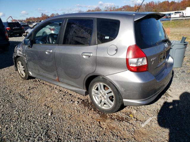 JHMGD38628S034601 - 2008 HONDA FIT SPORT SILVER photo 2