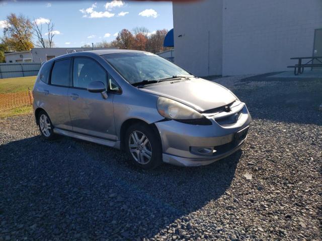 JHMGD38628S034601 - 2008 HONDA FIT SPORT SILVER photo 4