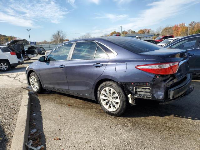 4T4BF1FK2FR445462 - 2015 TOYOTA CAMRY LE BLUE photo 2