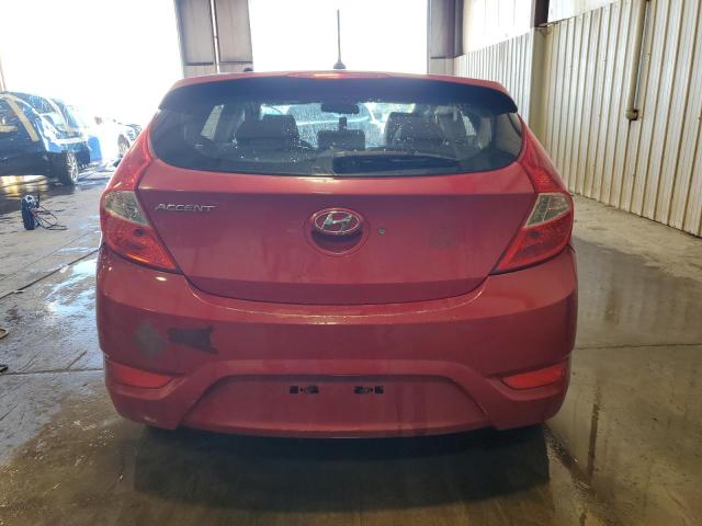 KMHCU5AE5DU104485 - 2013 HYUNDAI ACCENT GLS Қызыл фото 6