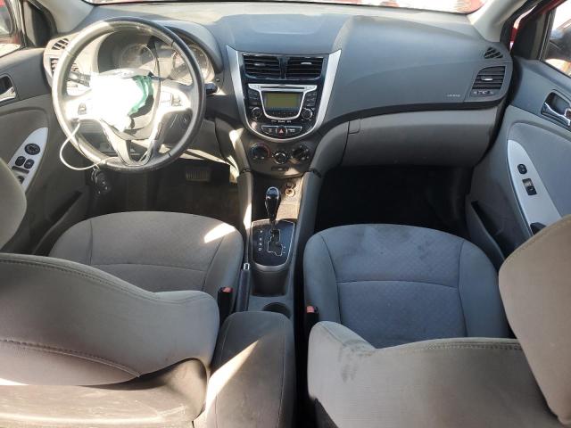 KMHCU5AE5DU104485 - 2013 HYUNDAI ACCENT GLS Қызыл фото 8