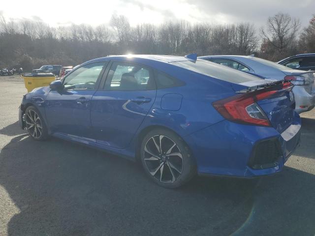 2HGFC1E53JH702579 - 2018 HONDA CIVIC SI BLUE photo 2