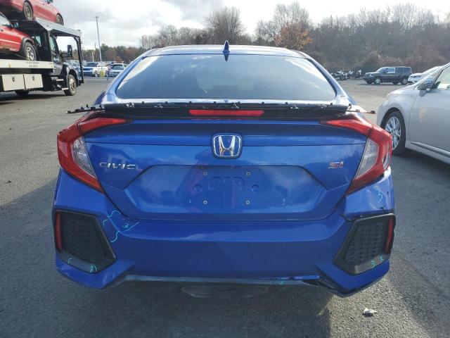 2HGFC1E53JH702579 - 2018 HONDA CIVIC SI BLUE photo 6