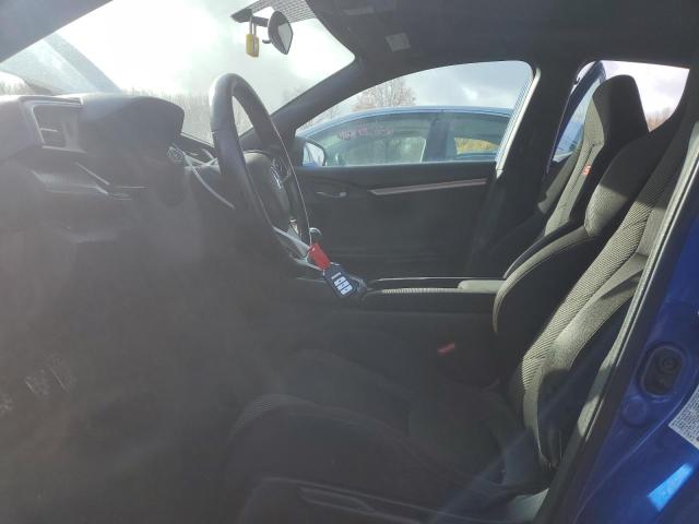 2HGFC1E53JH702579 - 2018 HONDA CIVIC SI BLUE photo 7