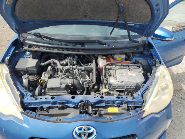 JTDKDTB36D1041318 - 2013 TOYOTA PRIUS C 蓝色 照片 11