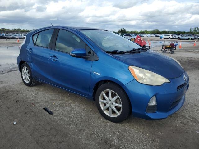 JTDKDTB36D1041318 - 2013 TOYOTA PRIUS C 蓝色 照片 4