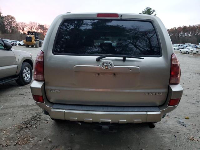 JTEBT14R858025831 - 2005 TOYOTA 4RUNNER SR5 金色 照片 6