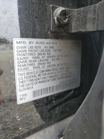 WA1VAAF70HD019336 - 2017 AUDI Q7 PRESTIGE BLACK photo 13