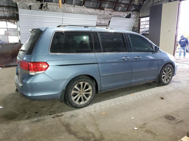 5FNRL3H78AB088672 - 2010 HONDA ODYSSEY EXL BLUE photo 3