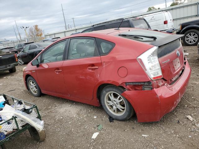 JTDKN3DU0A1008829 - 2010 TOYOTA PRIUS RED photo 2