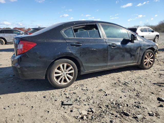 19XFB2F97CE337783 - 2012 HONDA CIVIC EXL Czarny zdjęcie 3