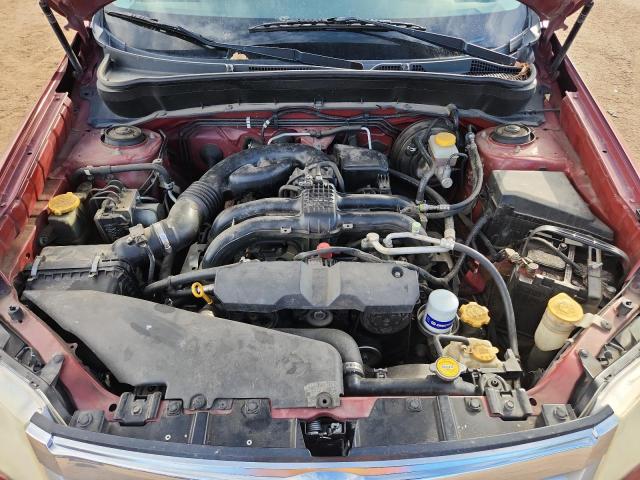 JF2SHBFC4BH728716 - 2011 SUBARU FORESTER LIMITED წითელი ფოტო 12