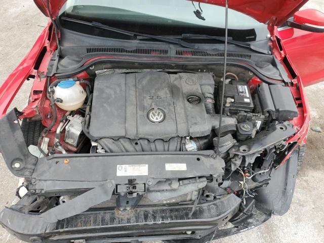 3VWDX7AJ7DM310482 - 2013 VOLKSWAGEN JETTA SE RED photo 11