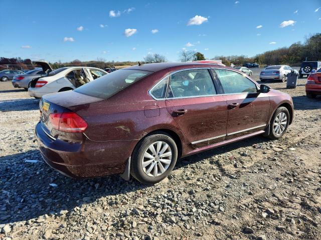 1VWAP7A30CC087691 - 2012 VOLKSWAGEN PASSAT S 勃艮第红 照片 3