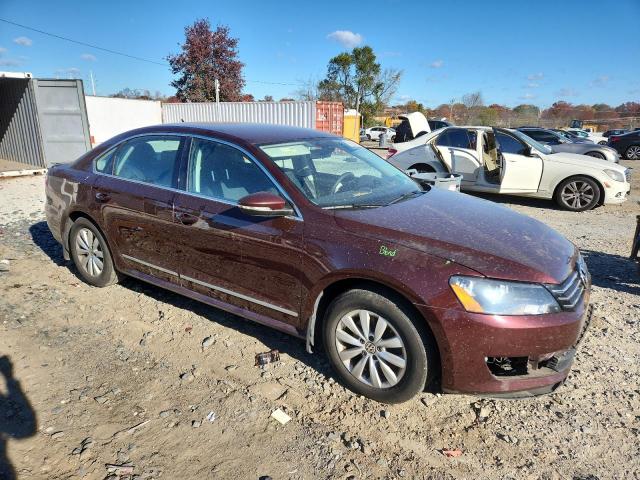 1VWAP7A30CC087691 - 2012 VOLKSWAGEN PASSAT S 勃艮第红 照片 4