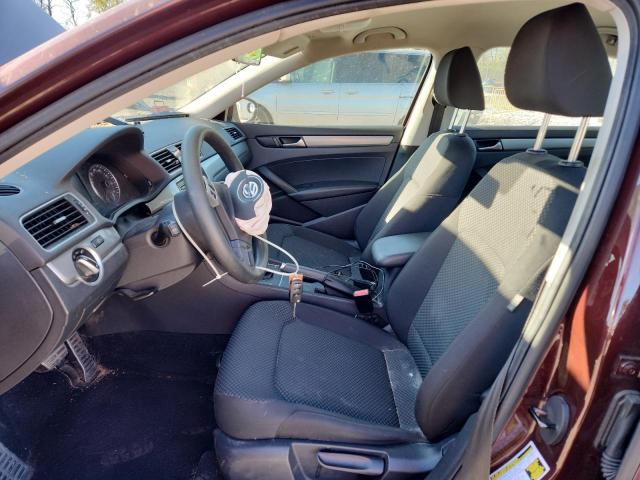 1VWAP7A30CC087691 - 2012 VOLKSWAGEN PASSAT S 勃艮第红 照片 7